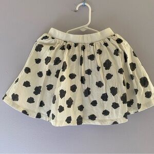 Tea Collection Skort & Top set, black and cream *play condition* Sz 4